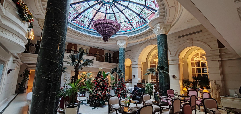 Boutique hotel interior in Tirana