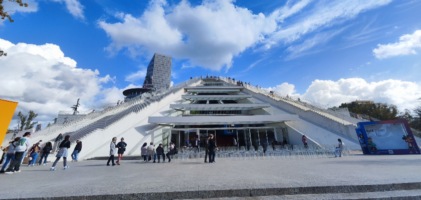 The Pyramid of Tirana after redevelopment