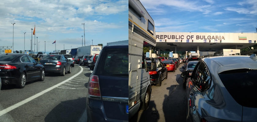 Heavy traffic at Balkan border during July and August holiday season