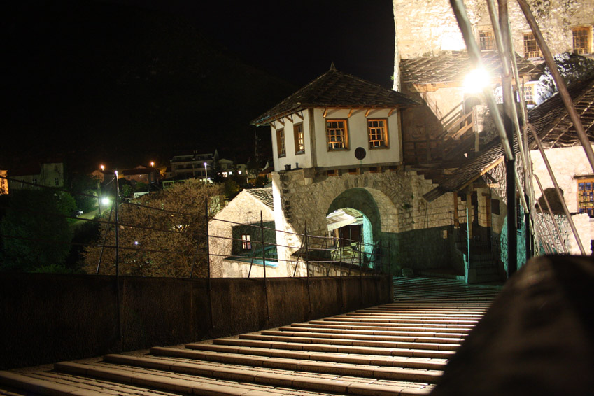 Old bridge by night