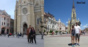 Difference between winter and summer sesaon in Novi Sad.