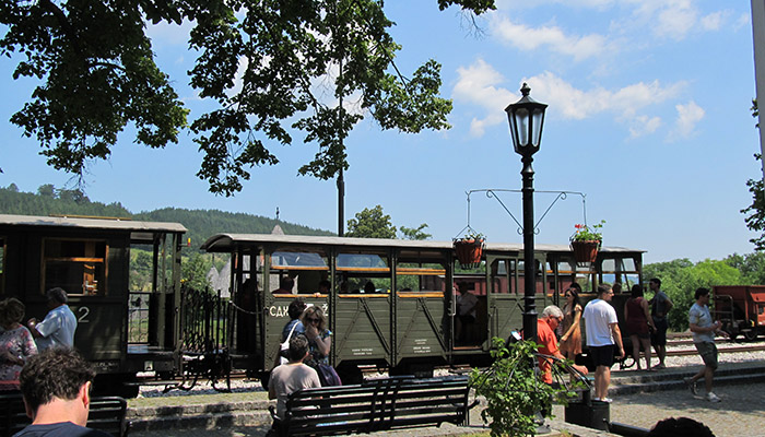 Sargan Eight train on Mokra Gora