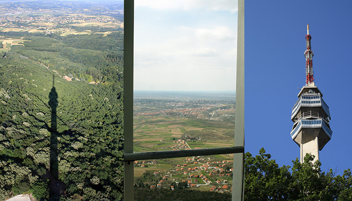 What to visit near Belgrade is the view from Avala tower.