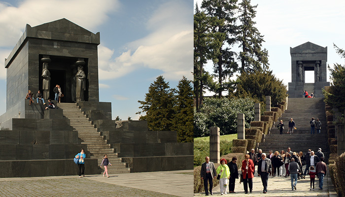 What to visit near Belgrade is the monument to the Unknown Hero on Avala.