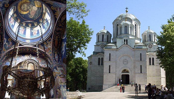 What to visit near Belgrade is Church of Royal family Karadjordjevic at Oplenac hill.