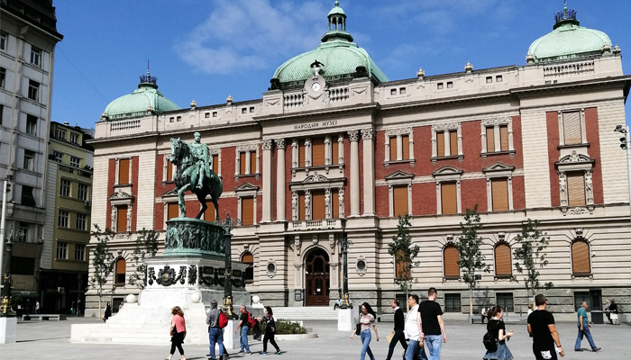Belgrade the national museum