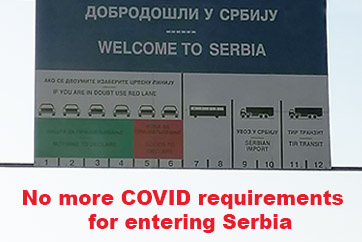 Finally No More COVID Requirements For Entering Serbia