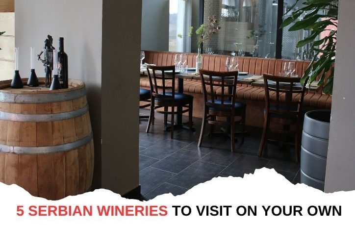 View inside od a tasting room in a winery in Fruška Gora