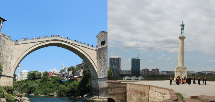 Stari Most in Mostar and Kalemegdan Fortress in Belgrade – Serbia and Bosnia itinerary route