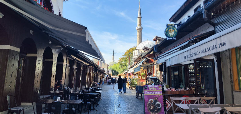Baščaršija in Sarajevo – cultural highlight of Serbia and Bosnia itinerary