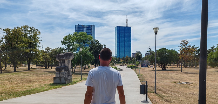 Former seat of Communist Party of Yugoslavia, nowadays Business Center Ušće